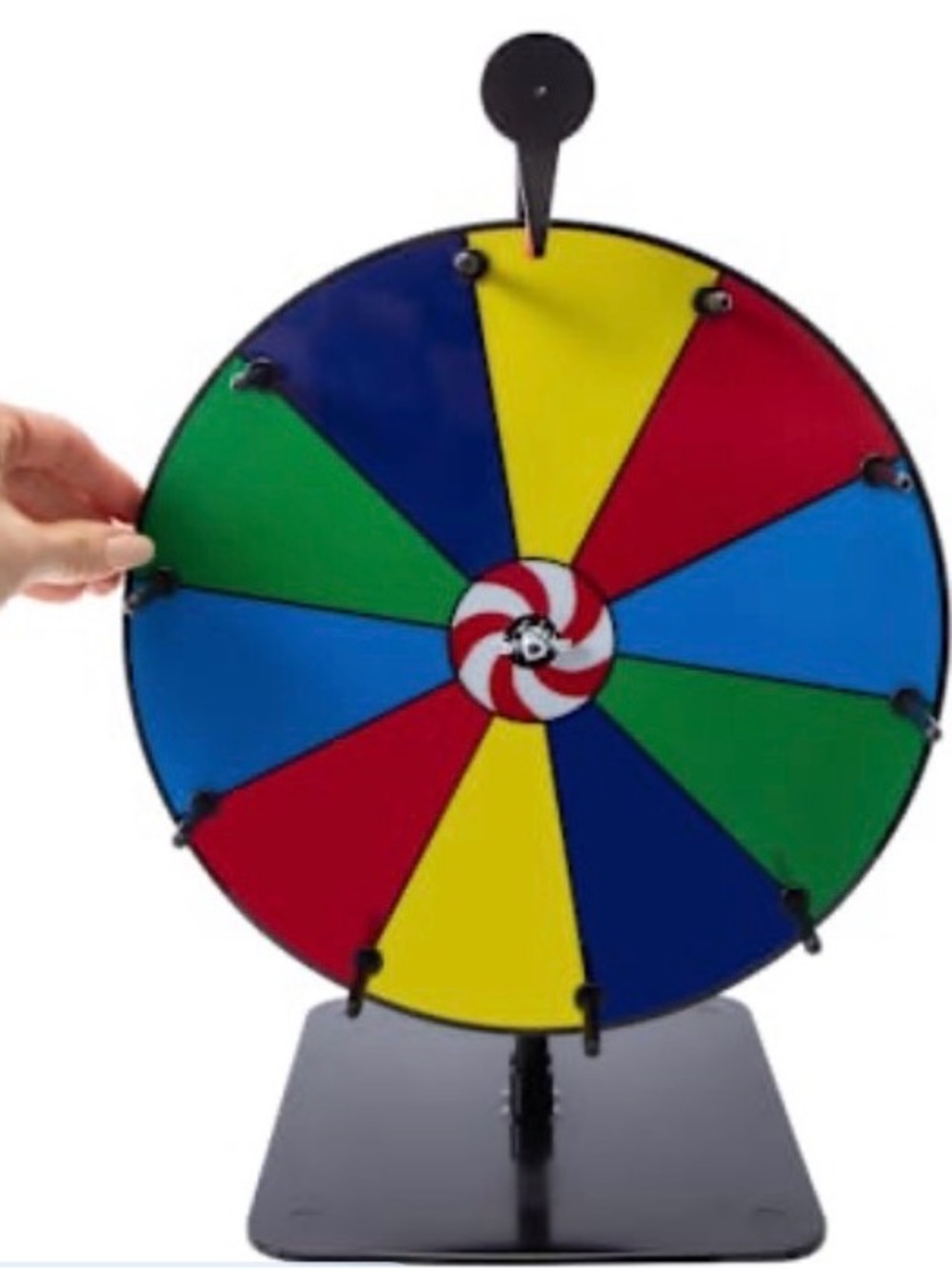 Colorful Spinning Prize Wheel for Kids - Multi-Color